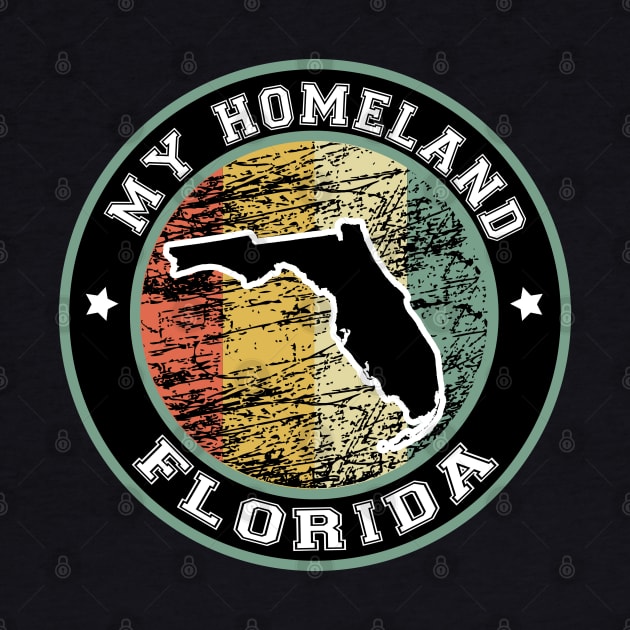 Homeland Florida state USA vintage by LiquidLine